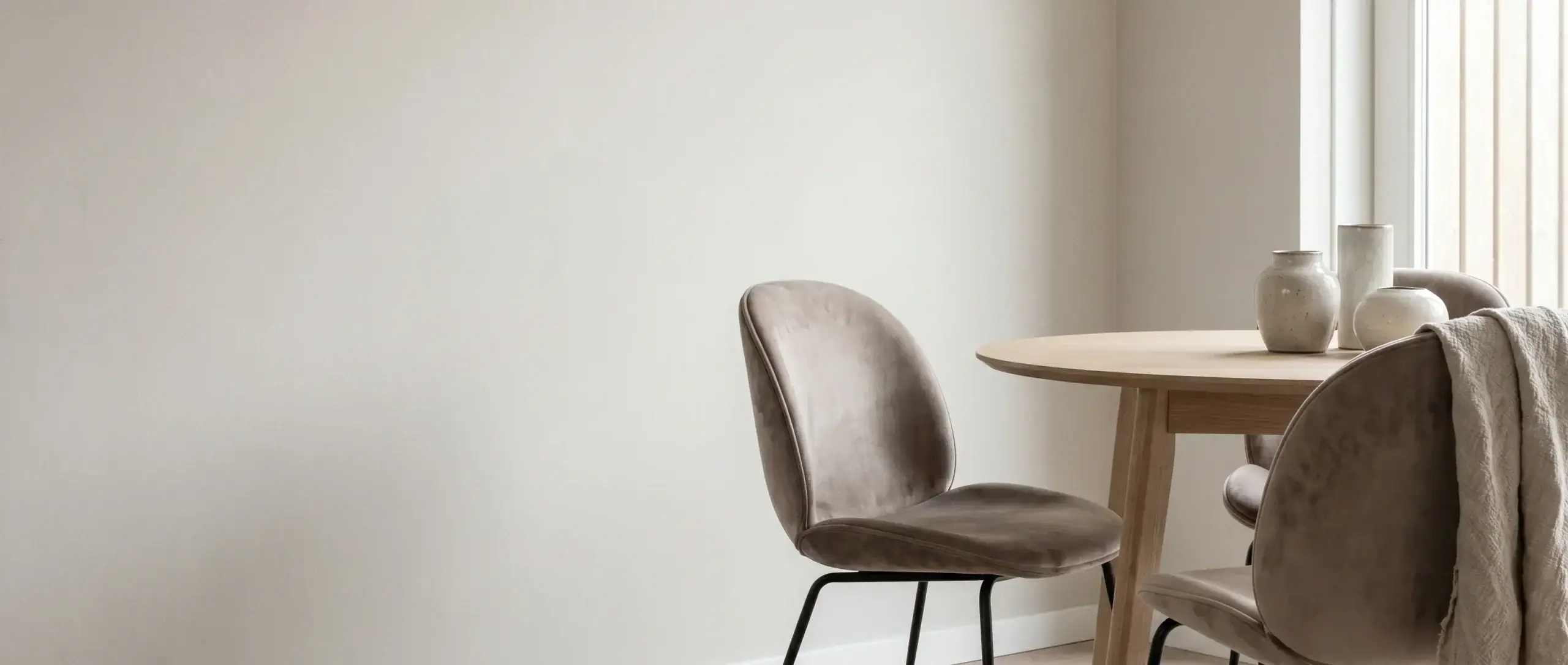 Velvet eetkamerstoelen