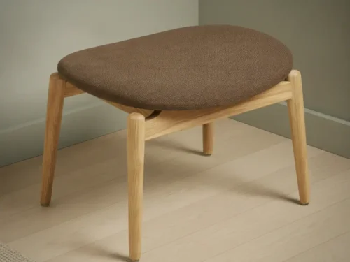 Voetenbank Kiensira Polyester Naturel