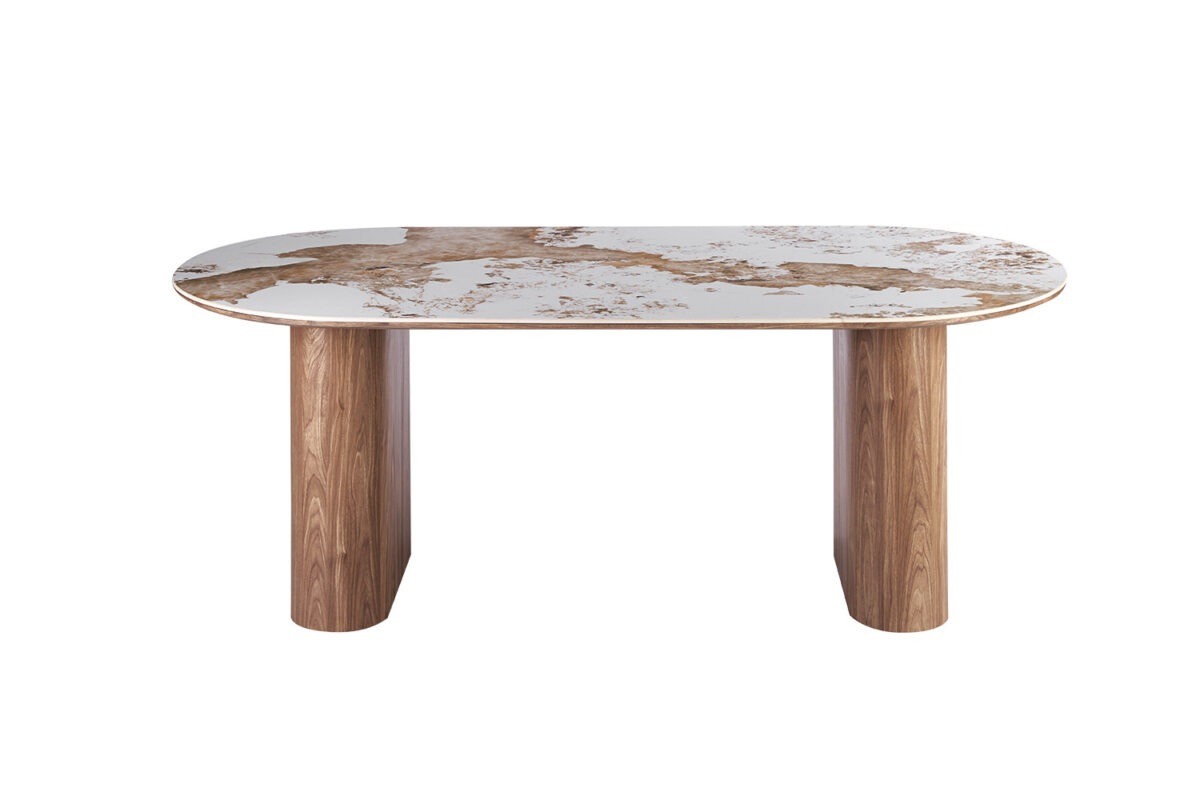Eettafel Marbella 210 cm marmerlook wit Hotel chique – foto 4
