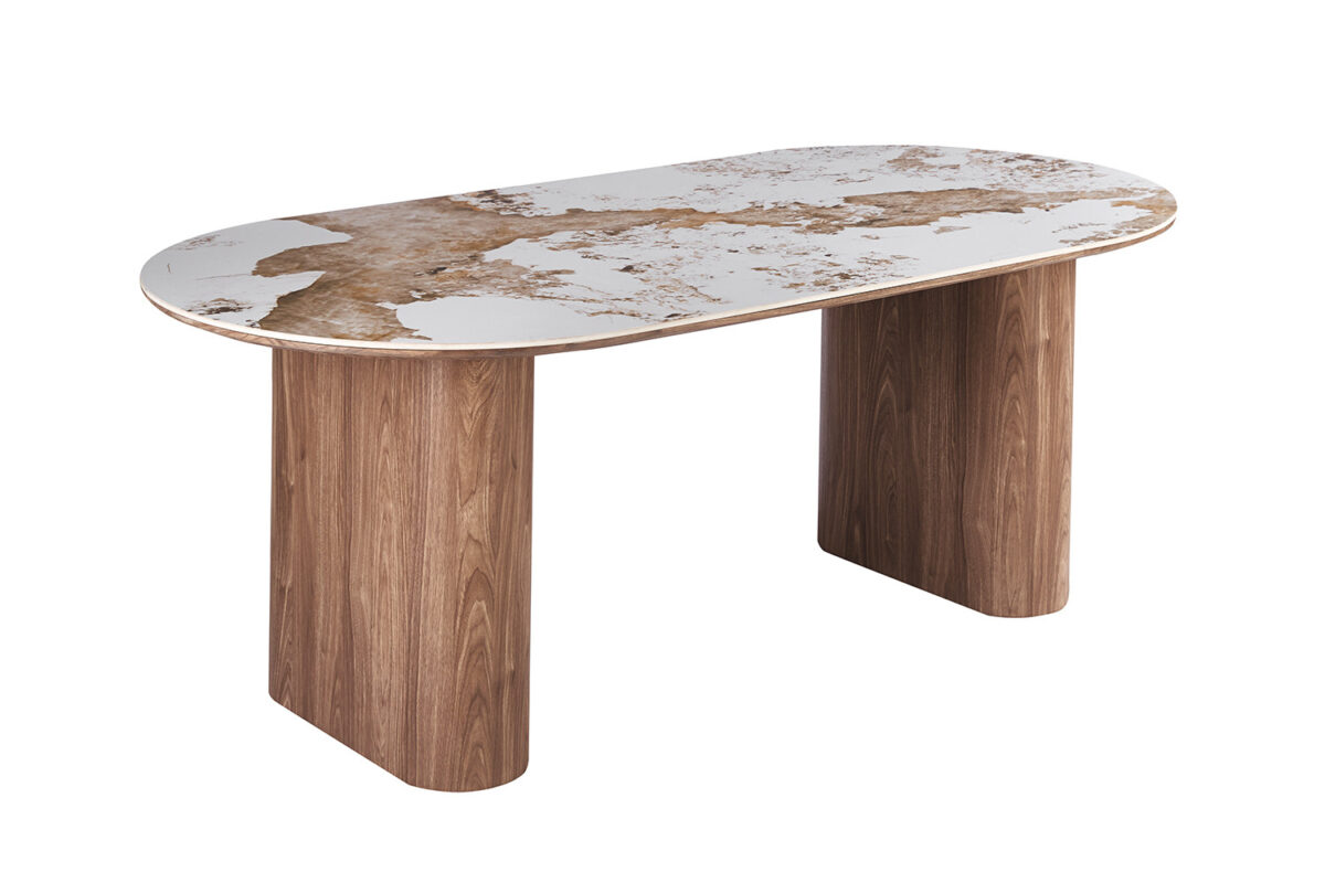 Eettafel Marbella 210 cm marmerlook wit Hotel chique – foto 5