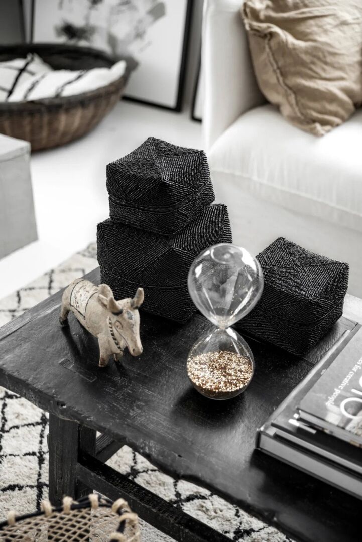 Decoratie Lellan Bamboe Zwart - Afbeelding 2