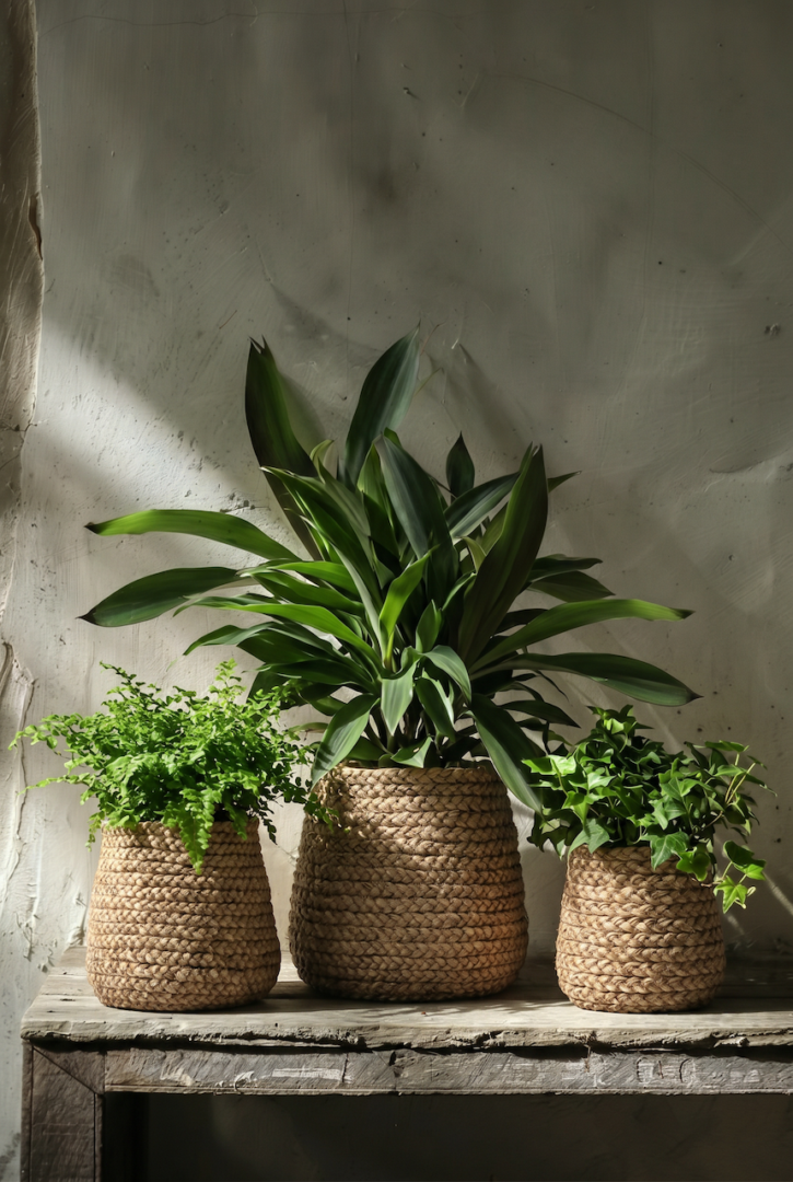 Bloempot Sturmira Beton Naturel - Afbeelding 2