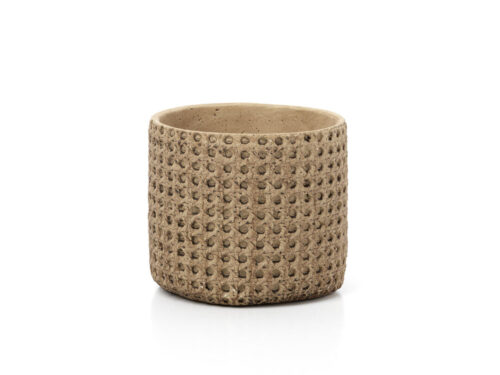 Bloempot Stoosel Beton Naturel