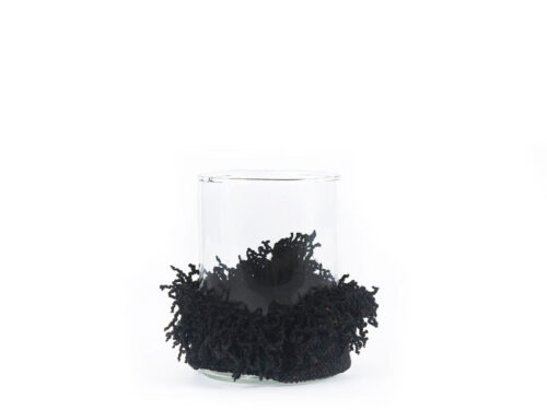 Kandelaar Hobak Velvet Zwart H12 cm