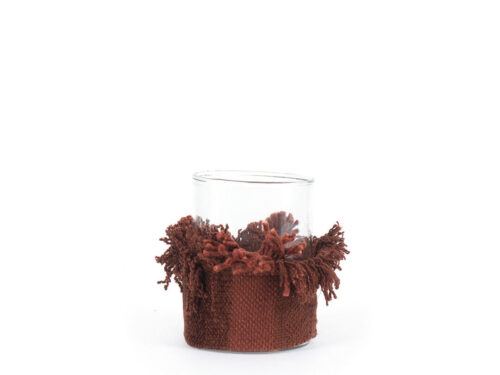 Kaarsenhouder Braukas Velvet Bordeaux