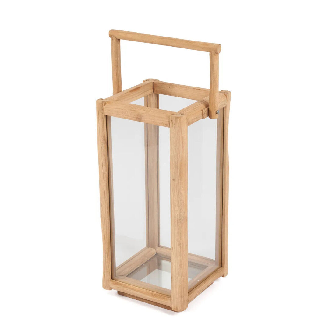 Windlicht Dormel Teak Naturel - Afbeelding 5