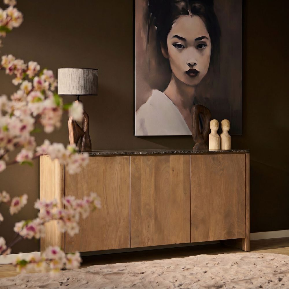 Dressoir Losik Naturel 165 cm - Afbeelding 13