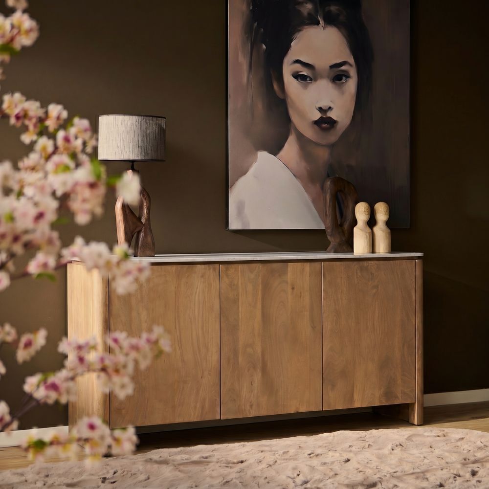 Dressoir Losik Naturel 165 cm - Afbeelding 14