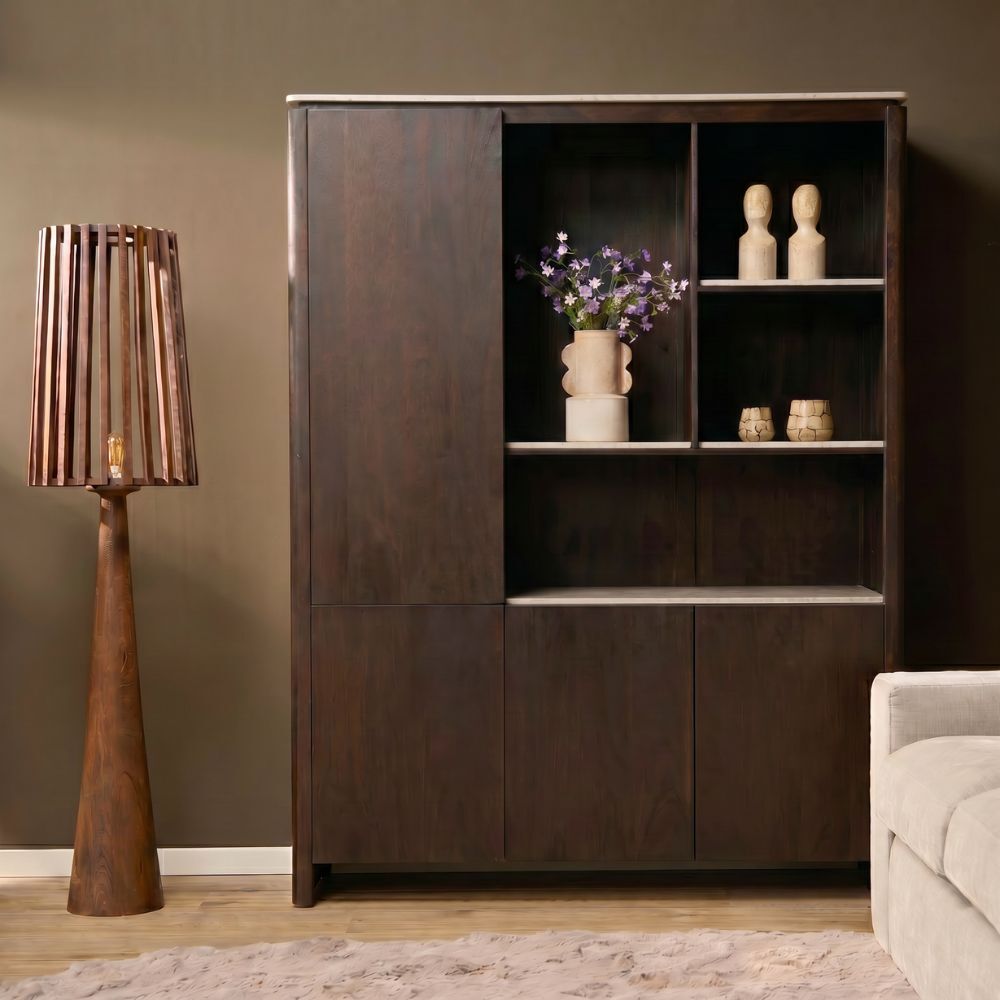 Vakkenkast Jaulda Bruin 160 cm - Afbeelding 9
