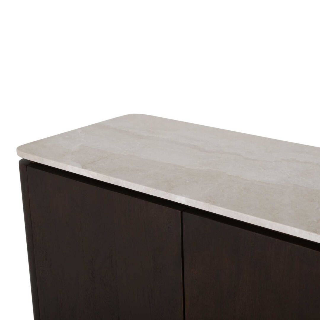 Dressoir Zeemund Bruin 210 cm - Afbeelding 3