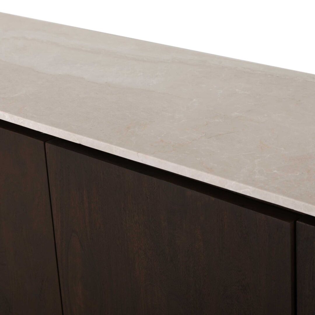 Dressoir Zeemund Bruin 210 cm - Afbeelding 4