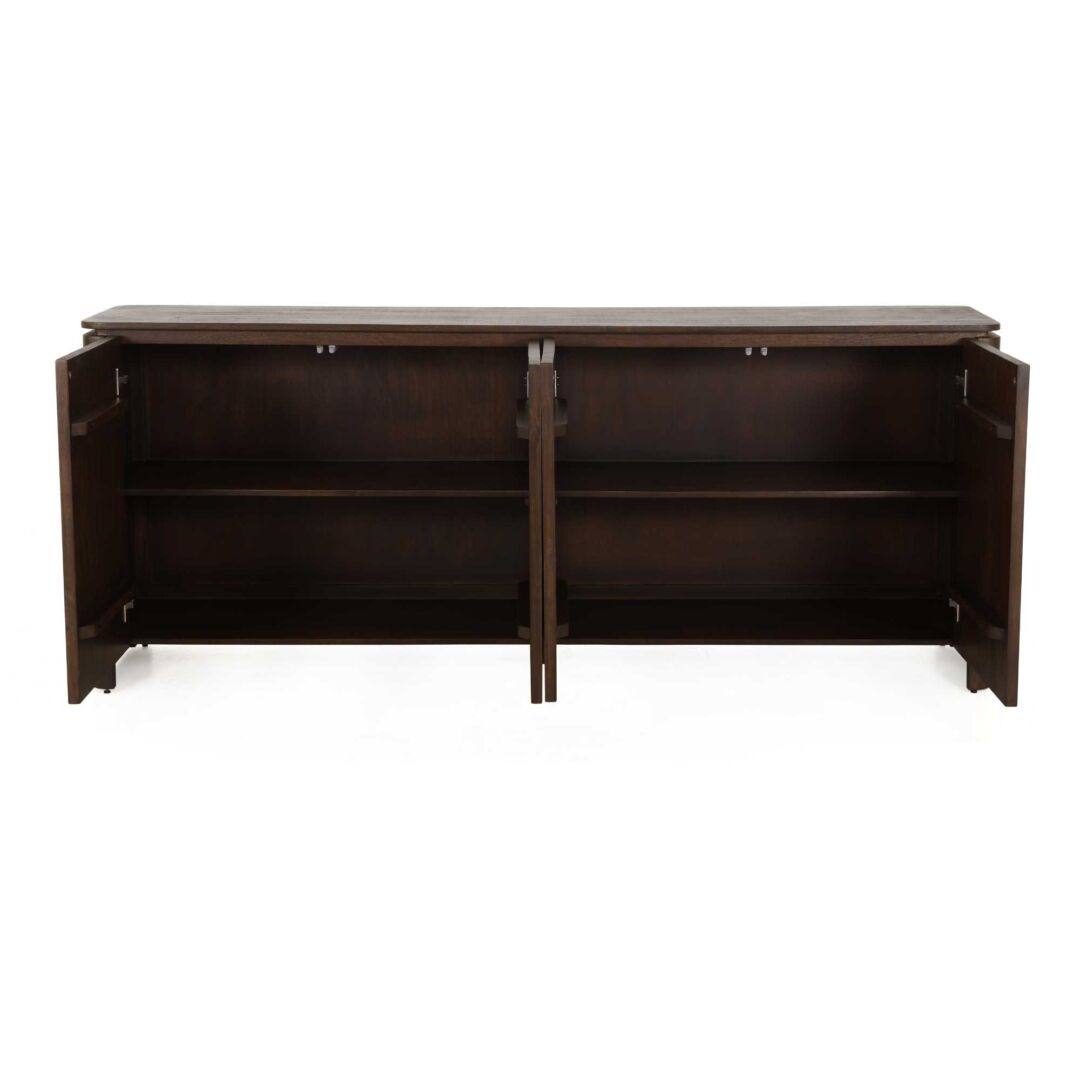 Dressoir Zeemund Bruin 210 cm - Afbeelding 8