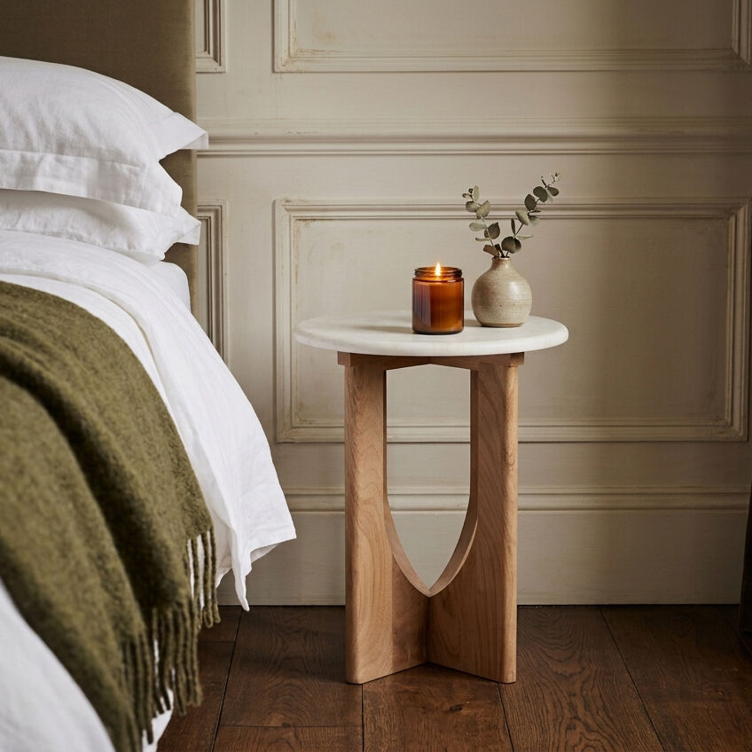 Bijzettafel Tootero Mangohout 50 cm - Afbeelding 2
