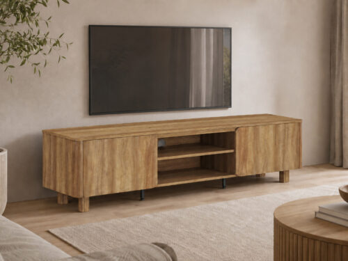 Tv-meubel Marseille 170 cm eiken naturel Japandi