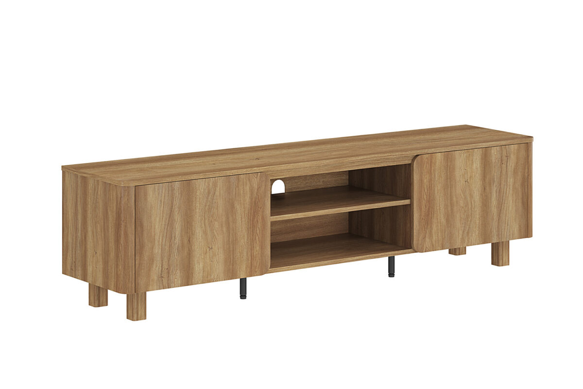 Tv-meubel Marseille 170 cm eiken naturel Japandi – foto 3