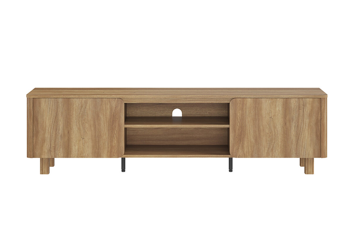 Tv-meubel Marseille 170 cm eiken naturel Japandi – foto 4