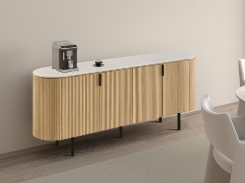 Dressoir Ravenna 200 cm naturel eiken Japandi