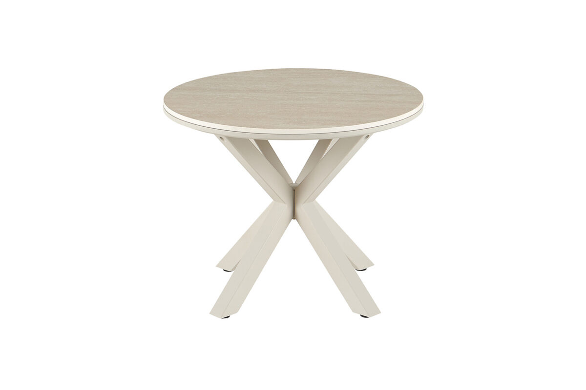 Salontafel Helsinki Rond 60 cm steen barok beige Scandinavisch – foto 6
