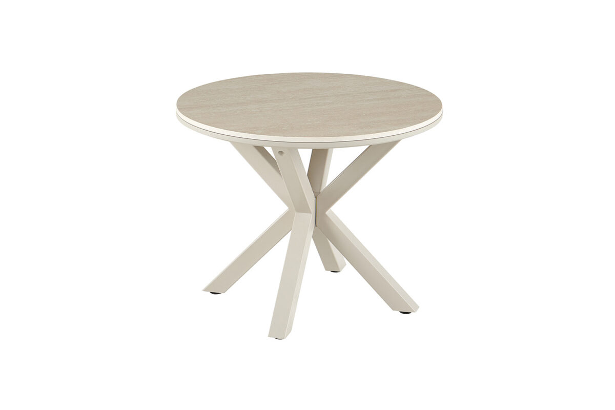 Salontafel Helsinki Rond 60 cm steen barok beige Scandinavisch – foto 7