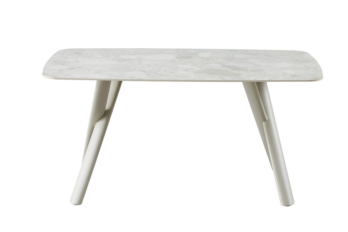 Eettafel Ferrara 160x90 cm steen beige Scandinavisch – foto 4