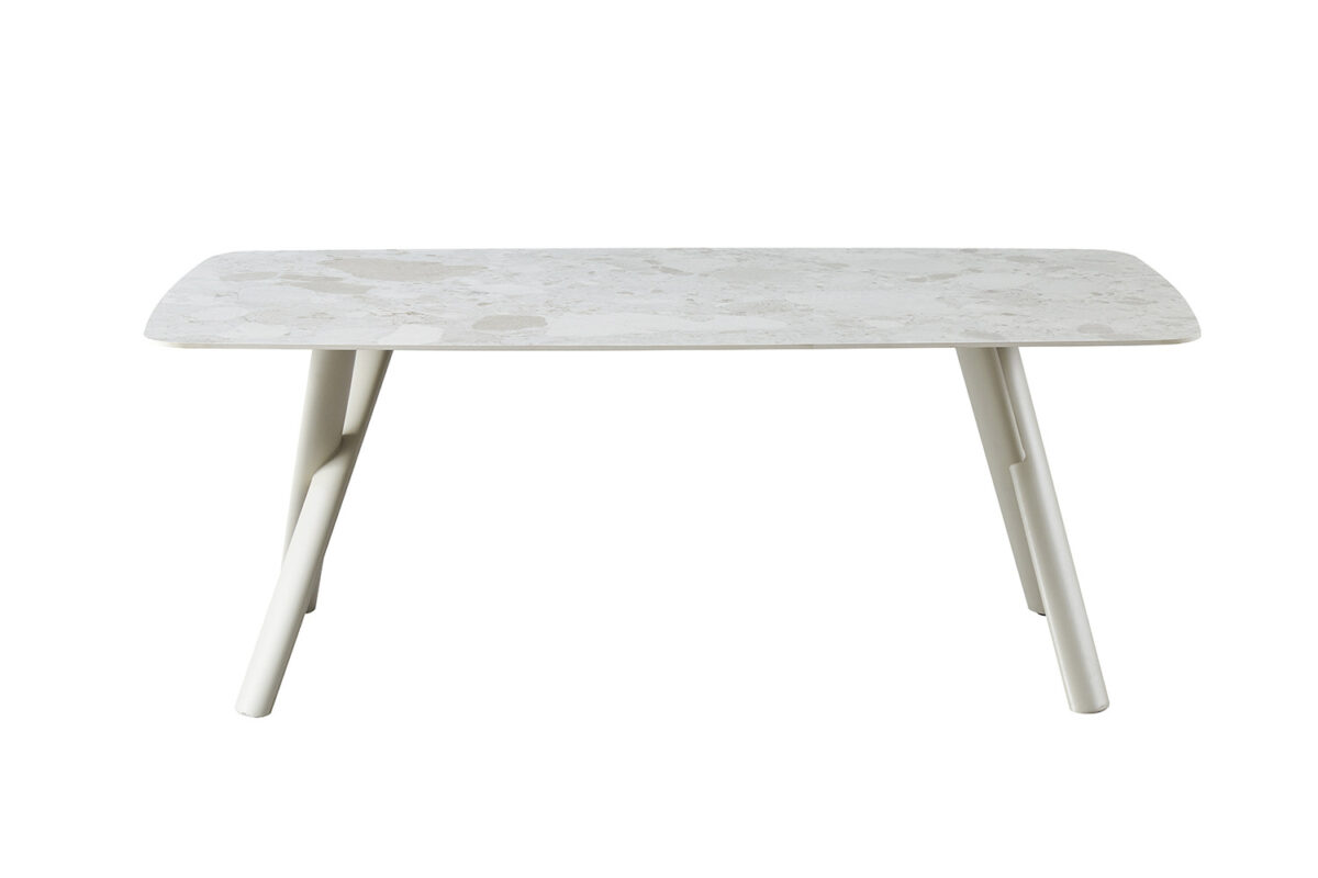 Eettafel Ferrara 200x100 cm steen beige Scandinavisch – foto 4