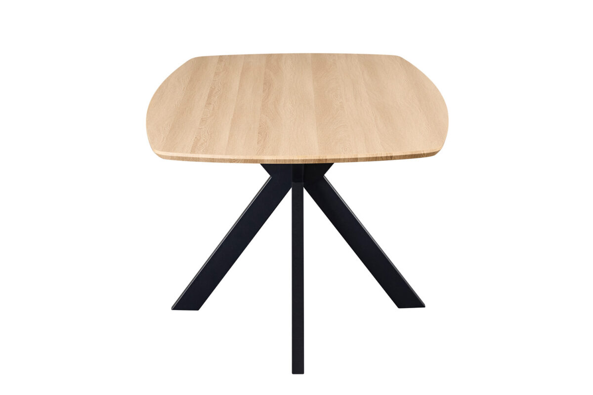 Eettafel Marrakech Deens ovaal 200 cm eiken naturel Industrieel – foto 6