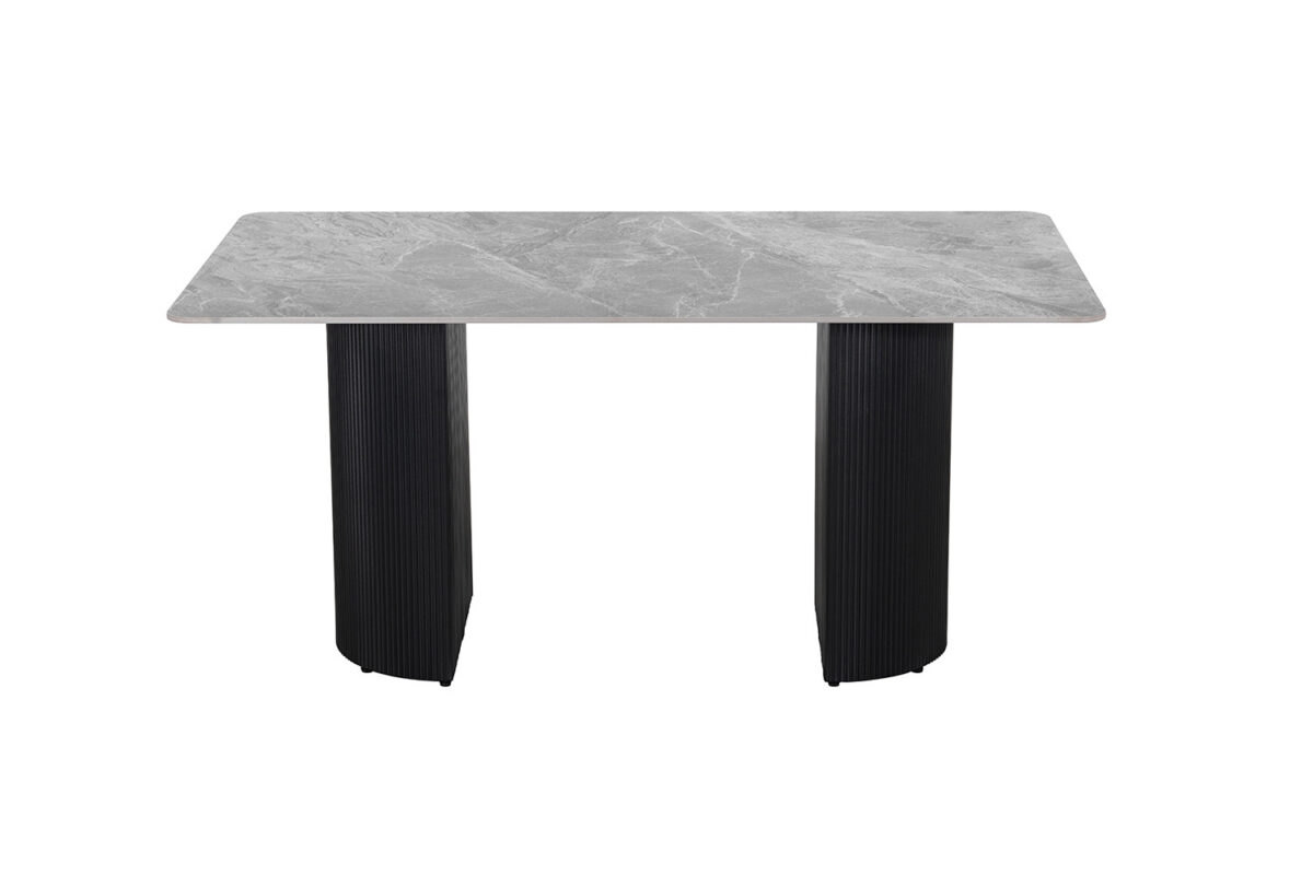 Eettafel Treviso 180x90 cm steen Italiaans grijs Hotel chique – foto 4