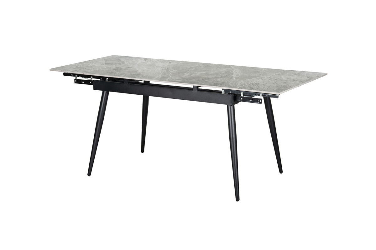 Uitschuifbare eettafel Rhodos 120-180 cm steen Italiaans grijs – foto 4