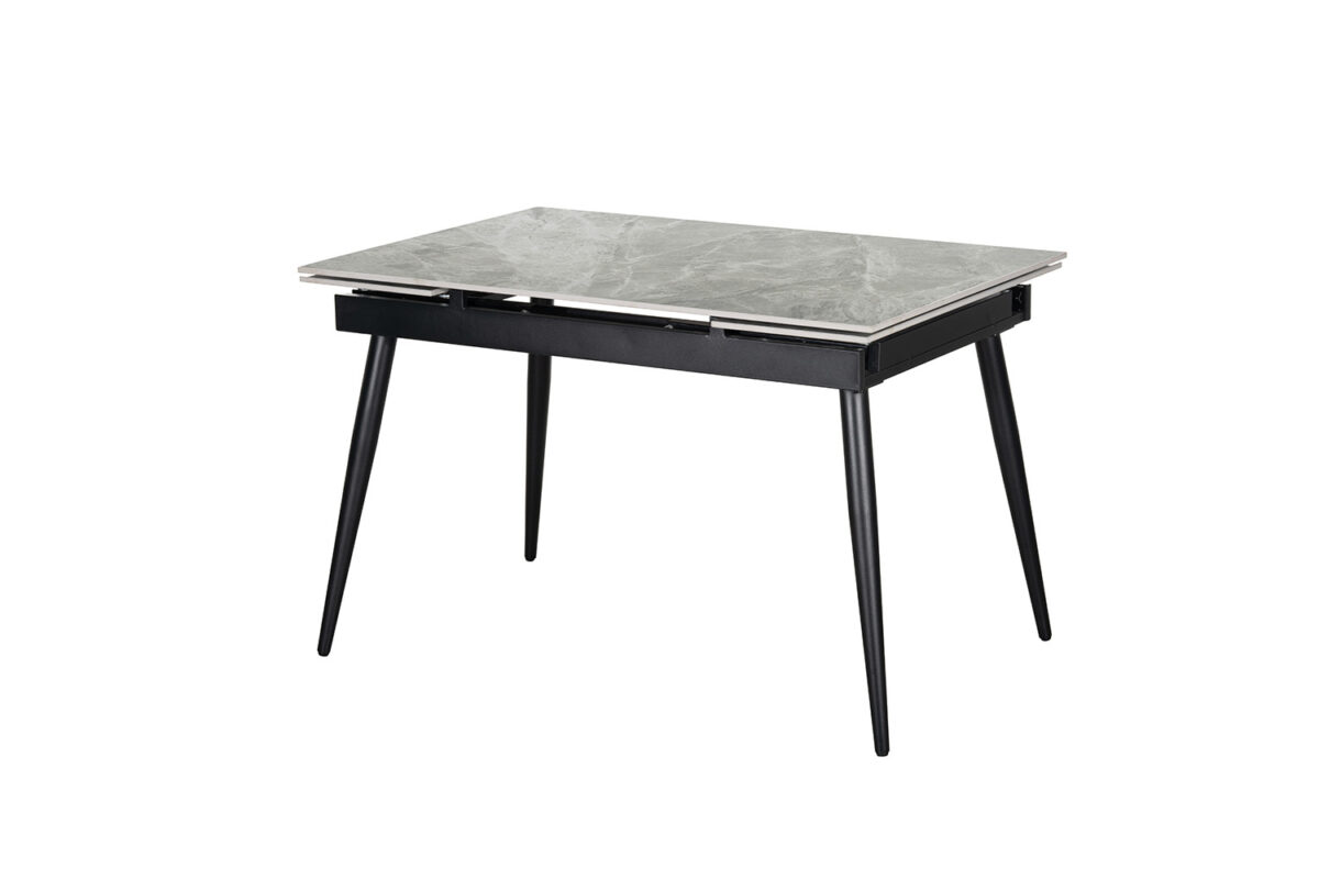 Uitschuifbare eettafel Rhodos 120-180 cm steen Italiaans grijs – foto 5
