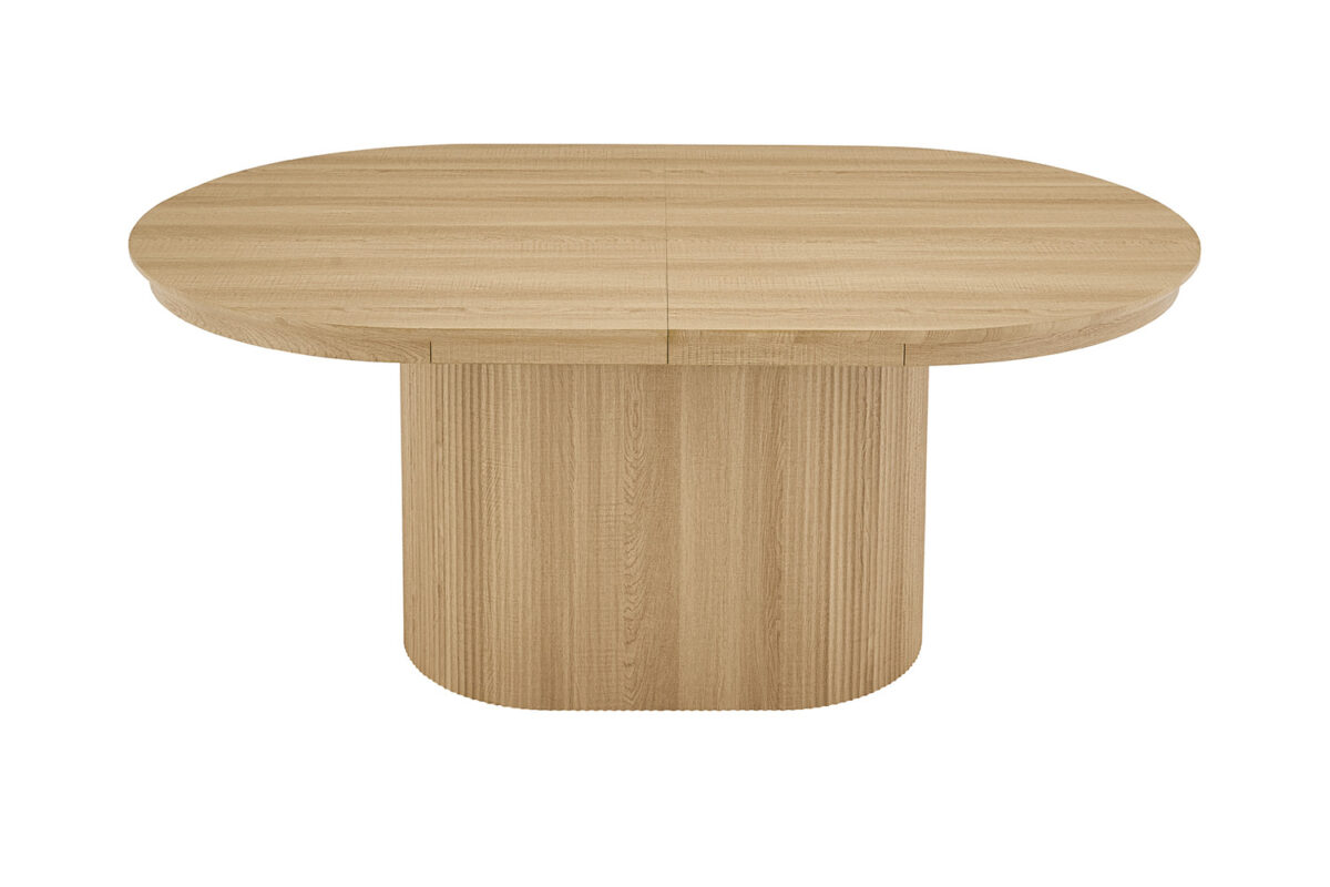 Uitschuifbare eettafel Mykonos Ovaal 180-220 cm eiken naturel – foto 6