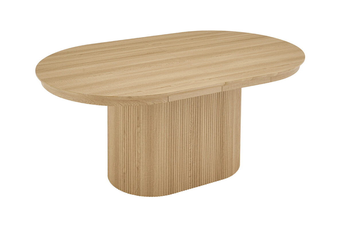 Uitschuifbare eettafel Mykonos Ovaal 180-220 cm eiken naturel – foto 8