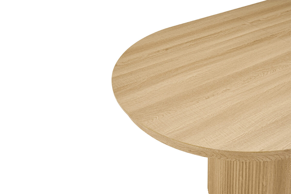 Uitschuifbare eettafel Mykonos Ovaal 180-220 cm eiken naturel – foto 10