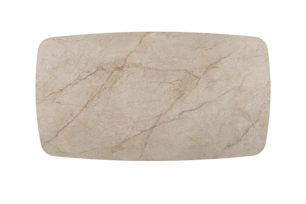 Eettafel Firenze Deens ovaal 160 cm steen beige Industrieel – foto 6