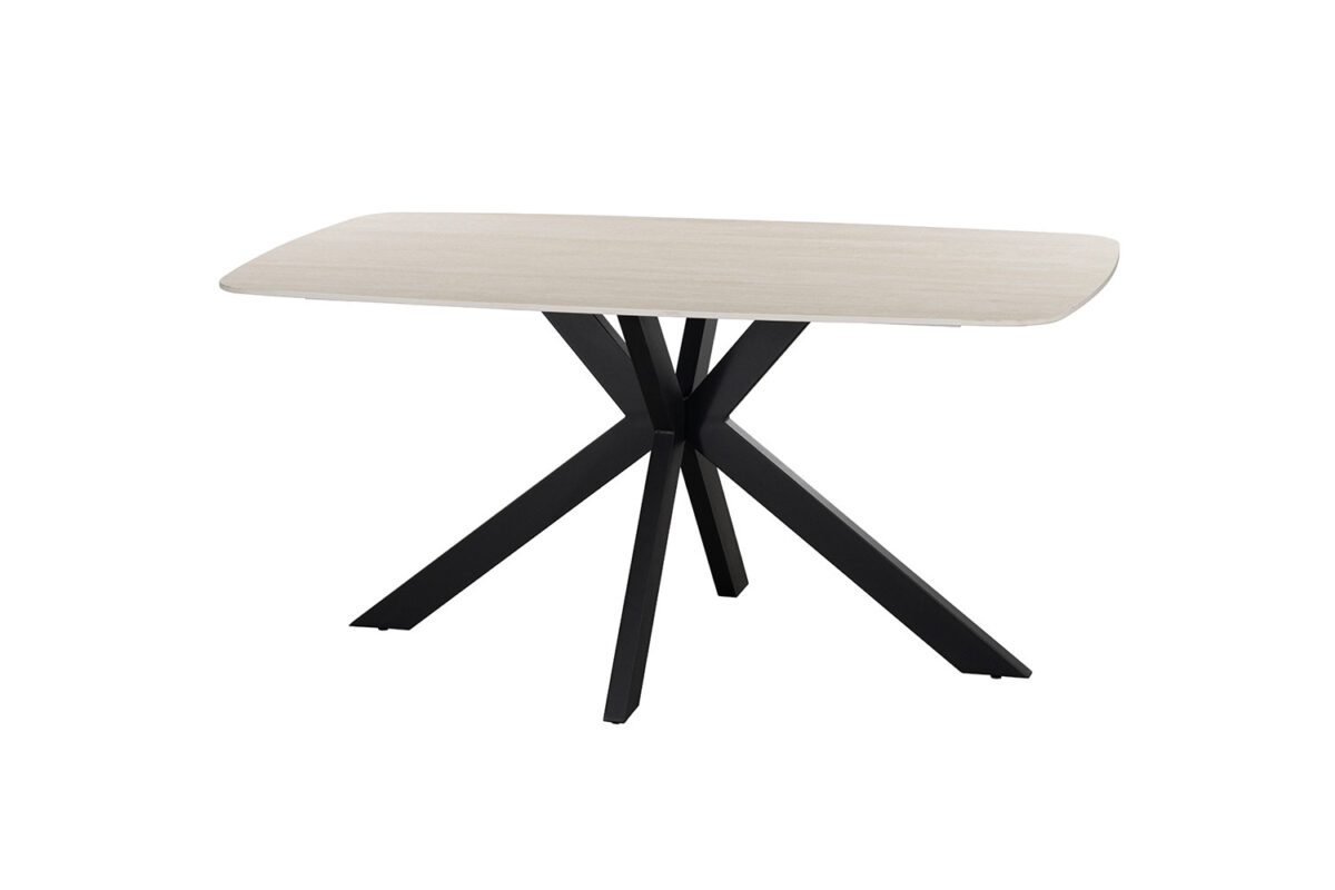 Eettafel Firenze Deens ovaal 160 cm steen barok grijs Industrieel – foto 5