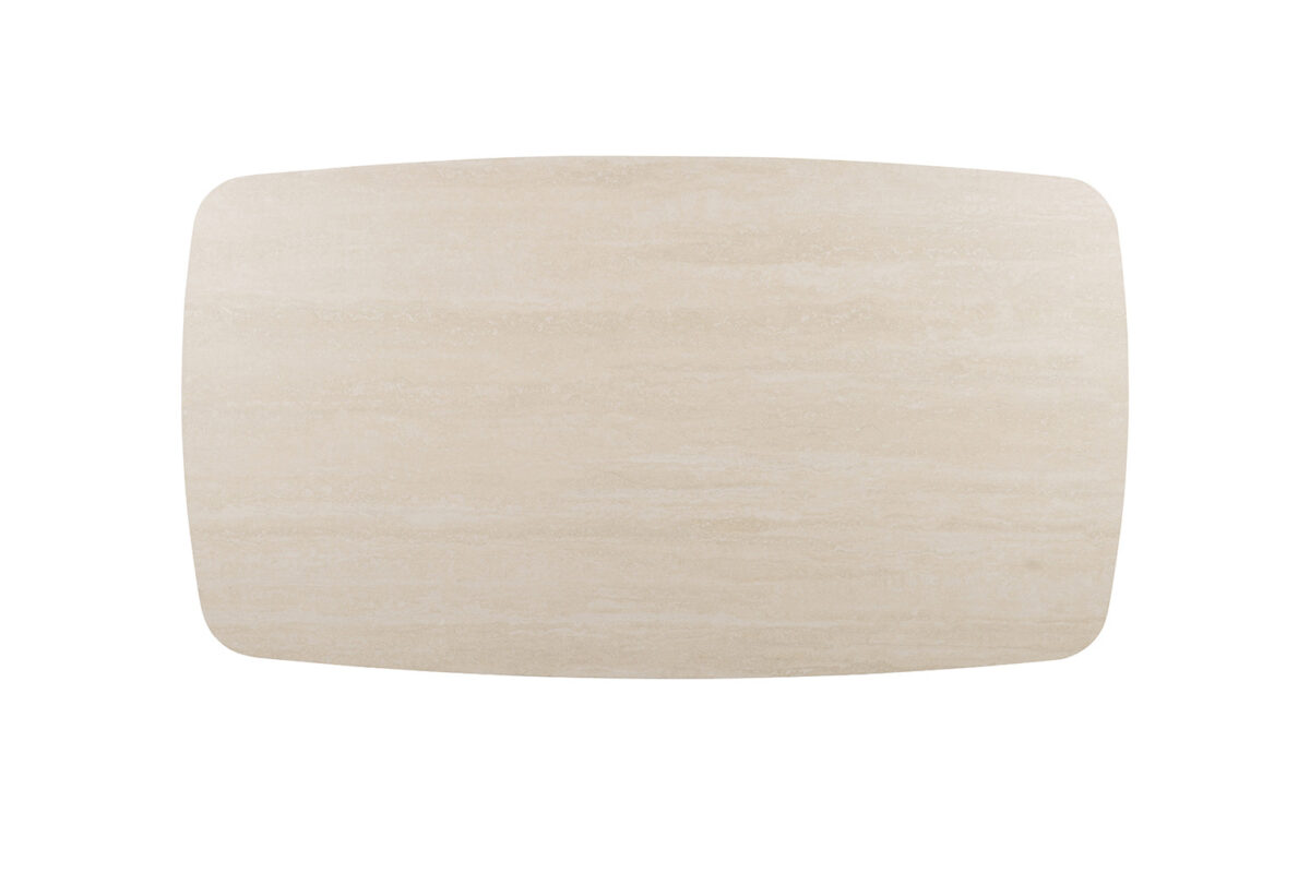 Eettafel Firenze Deens ovaal 160 cm steen barok beige Industrieel – foto 6