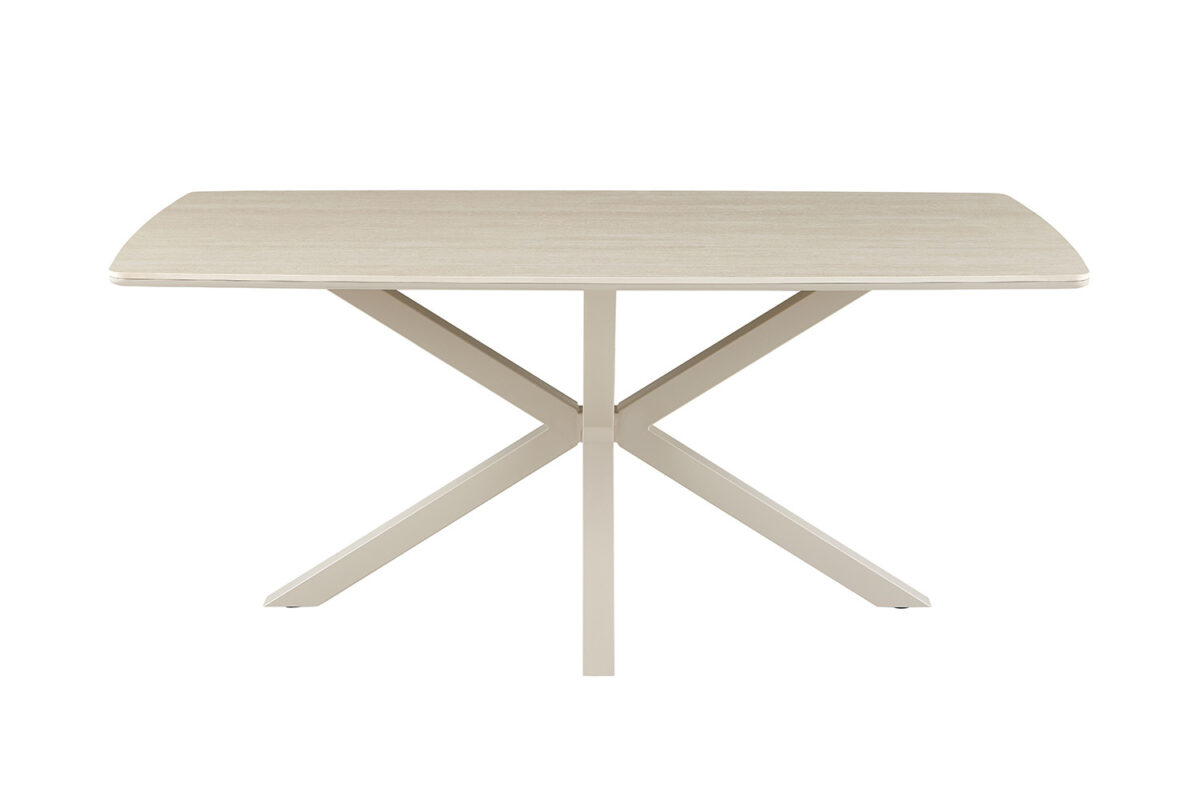 Eettafel Helsinki Deens ovaal 180 cm steen barok beige – foto 4