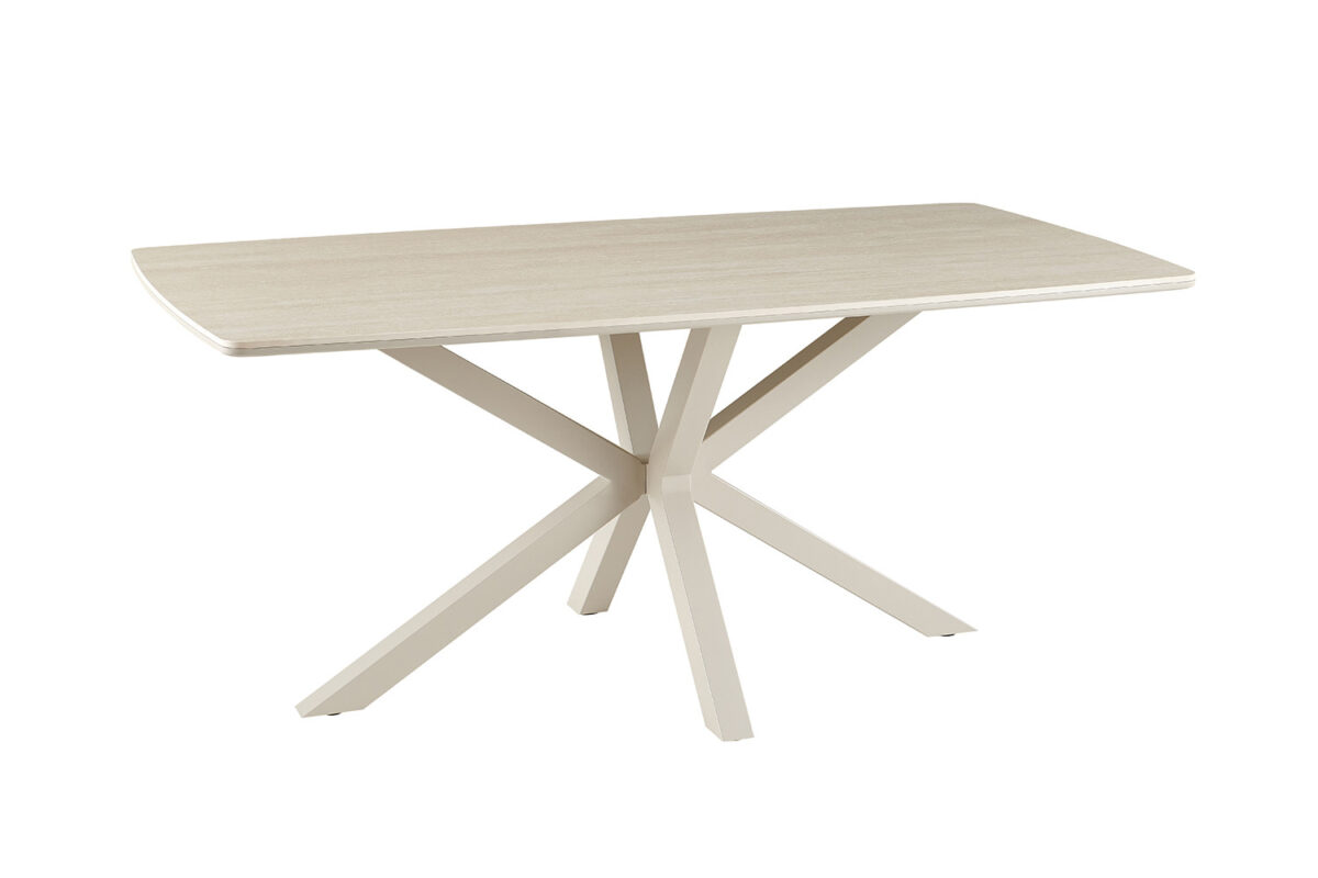 Eettafel Helsinki Deens ovaal 180 cm steen barok beige – foto 5
