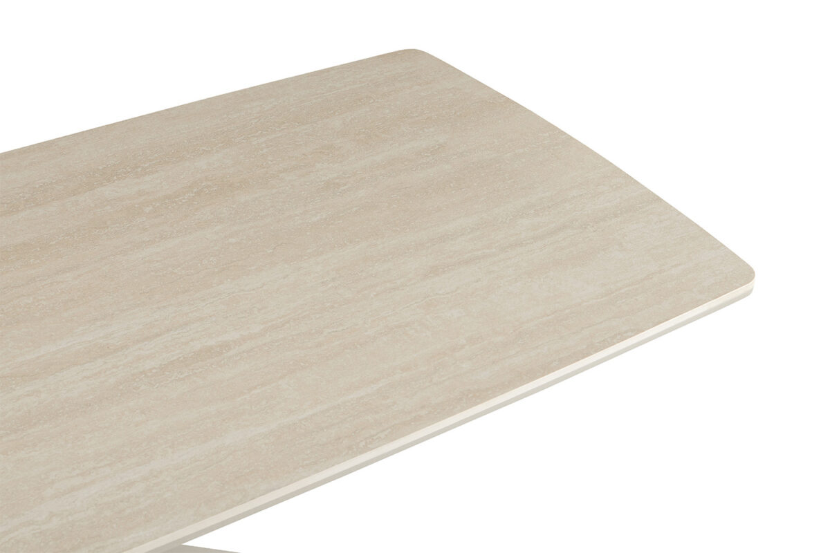 Eettafel Helsinki Deens ovaal 180 cm steen barok beige – foto 6