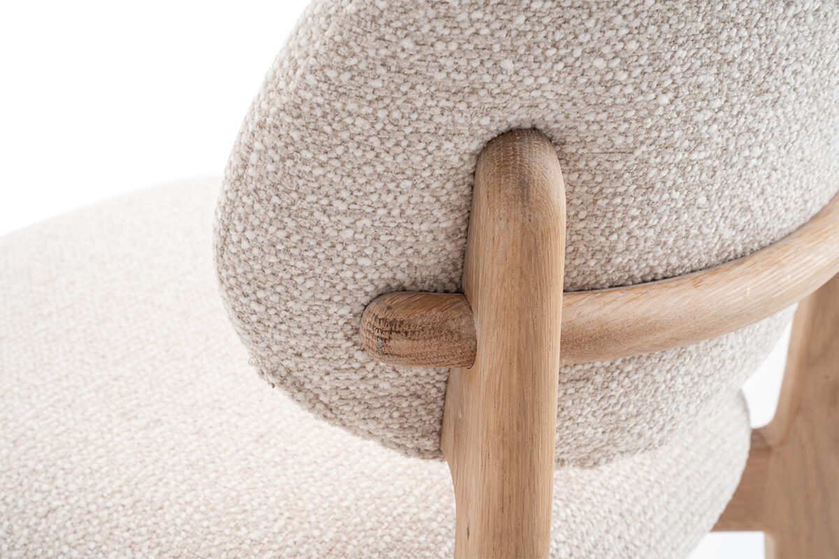 Counterstoel Cordoba Zonder armleuning naturel eiken beige – foto 13