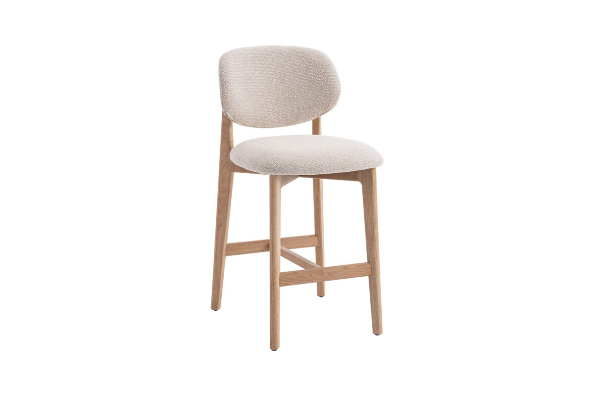 Counterstoel Cordoba Zonder armleuning naturel eiken beige – foto 5