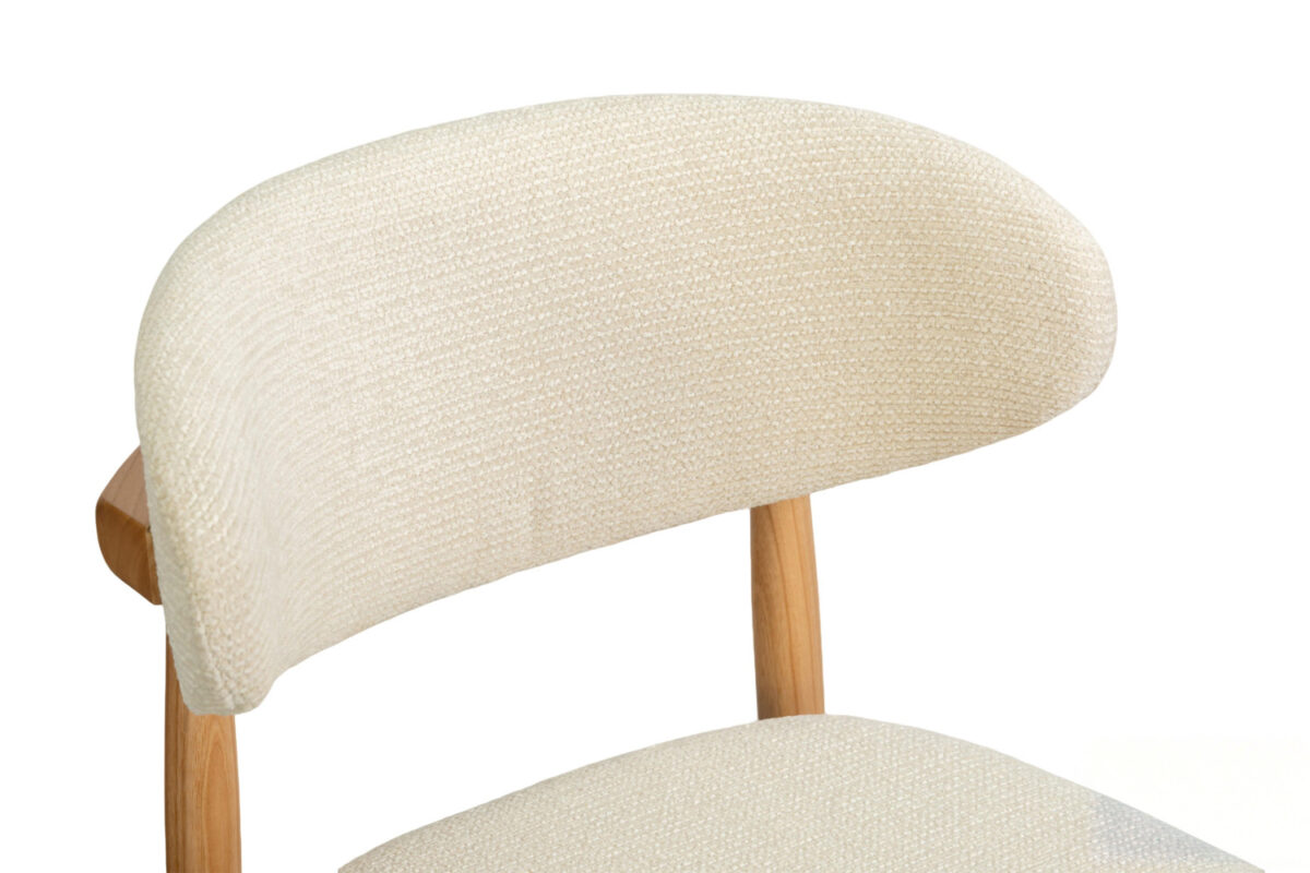 Counterstoel Torino Zonder armleuning naturel beige stof Japandi – foto 10