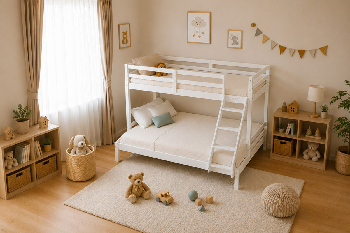 Stapelbed Stockholm 140/90x200 wit Scandinavisch – foto 3