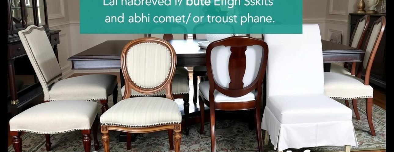 Eetkamerstoelen in verschillende stijlen die opnieuw bekleed kunnen worden