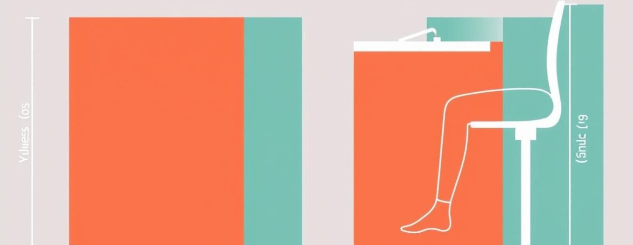 Ergonomische zithouding bij een tafel van 78 cm hoogte