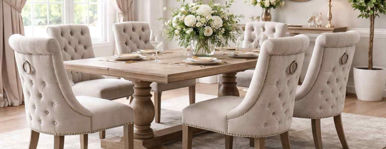 Gecapitonneerde eetkamerstoelen