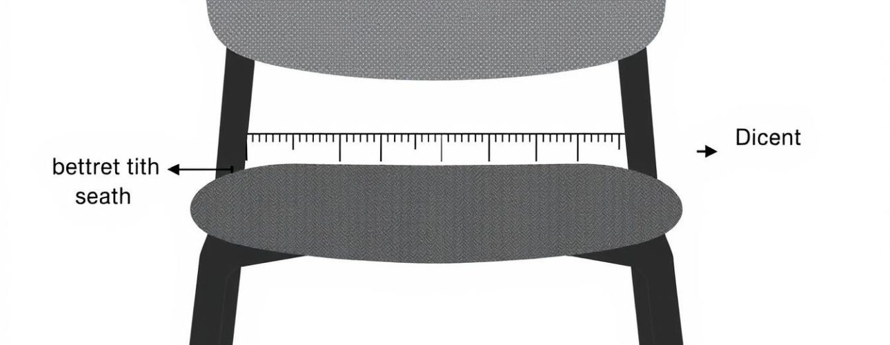 Illustratie van zitdiepte met aanduiding van meetpunten