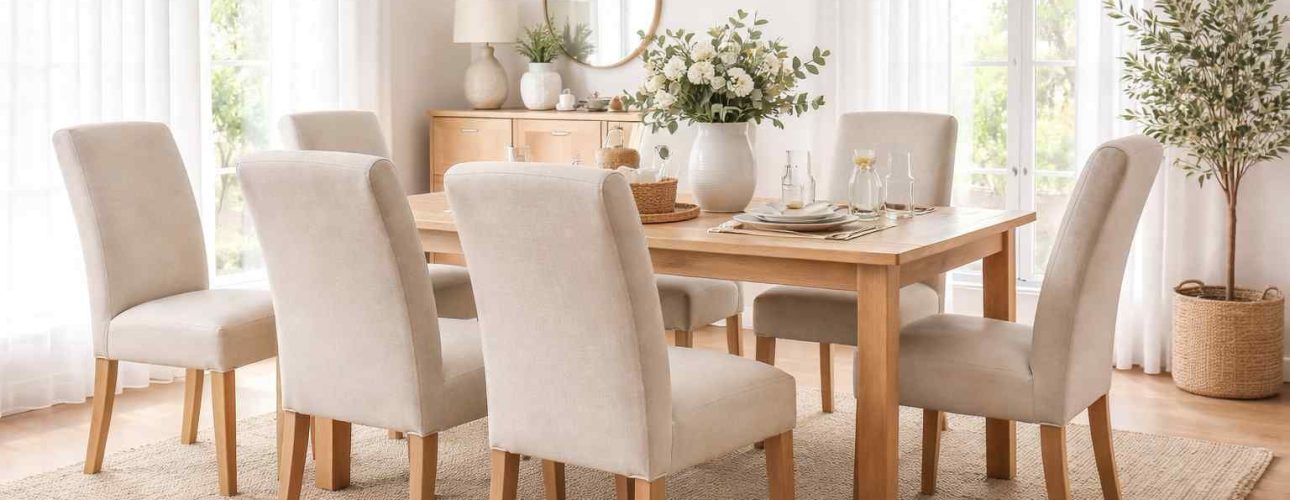 Linnen eetkamerstoelen