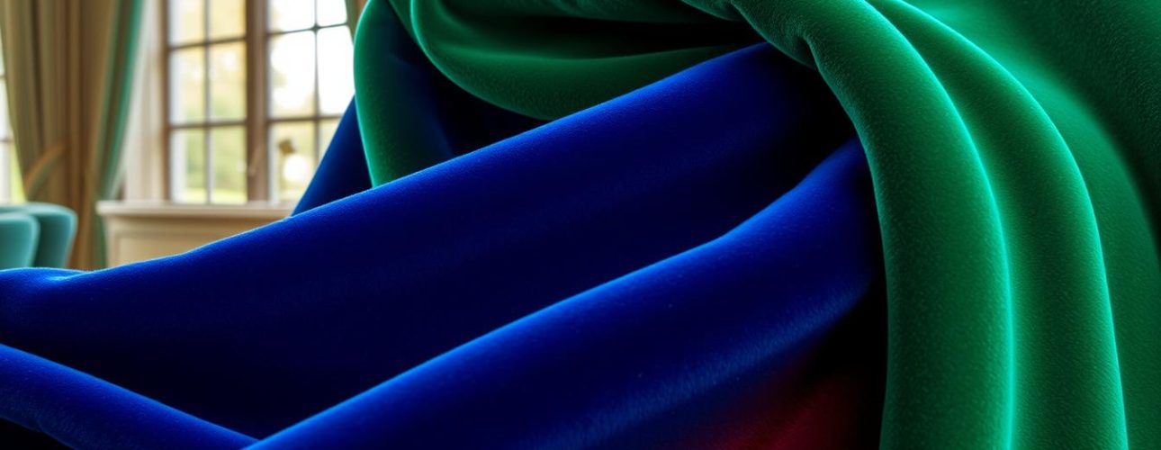 Luxe velvet stof in verschillende kleuren voor velvet stof onderhoud