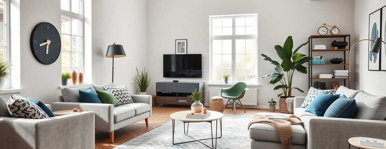 Modern ingericht woonkamer met kosten inrichten huis overzicht