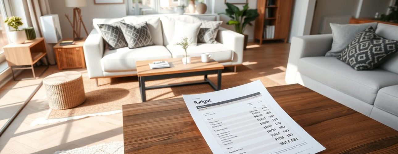 Modern ingericht woonkamer met kosten inrichting huis overzicht